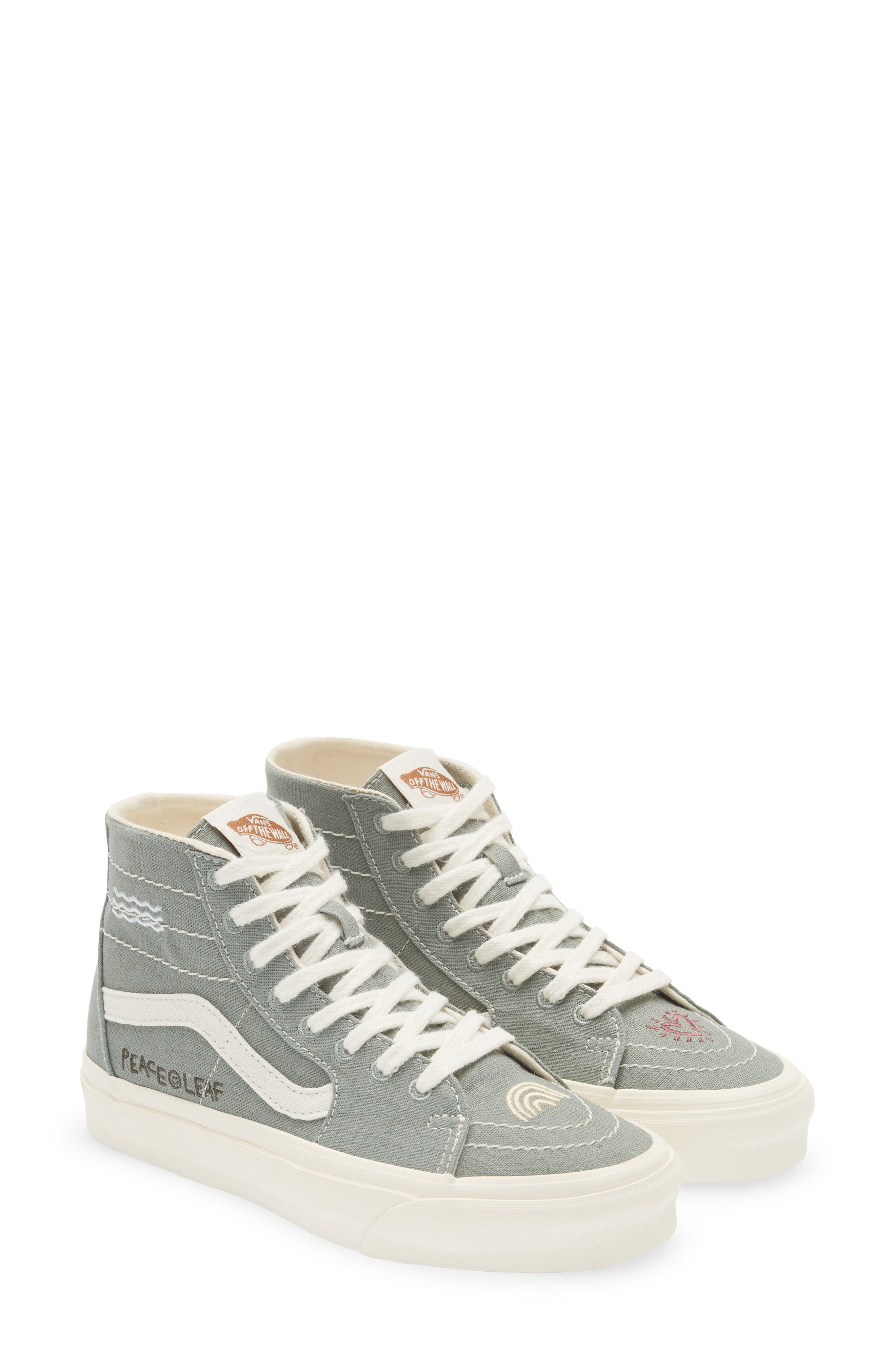 grey vans high tops womens