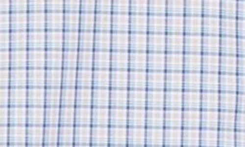 Shop Nordstrom Rack Pateros Check Trim Fit Dress Shirt In Blue- Pink Pateros Check