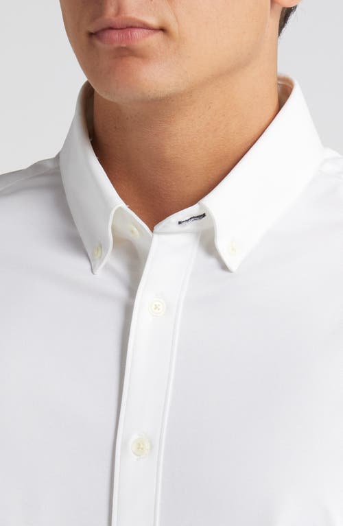 Mizzen + Main Leeward Stretch Button-up Shirt In White