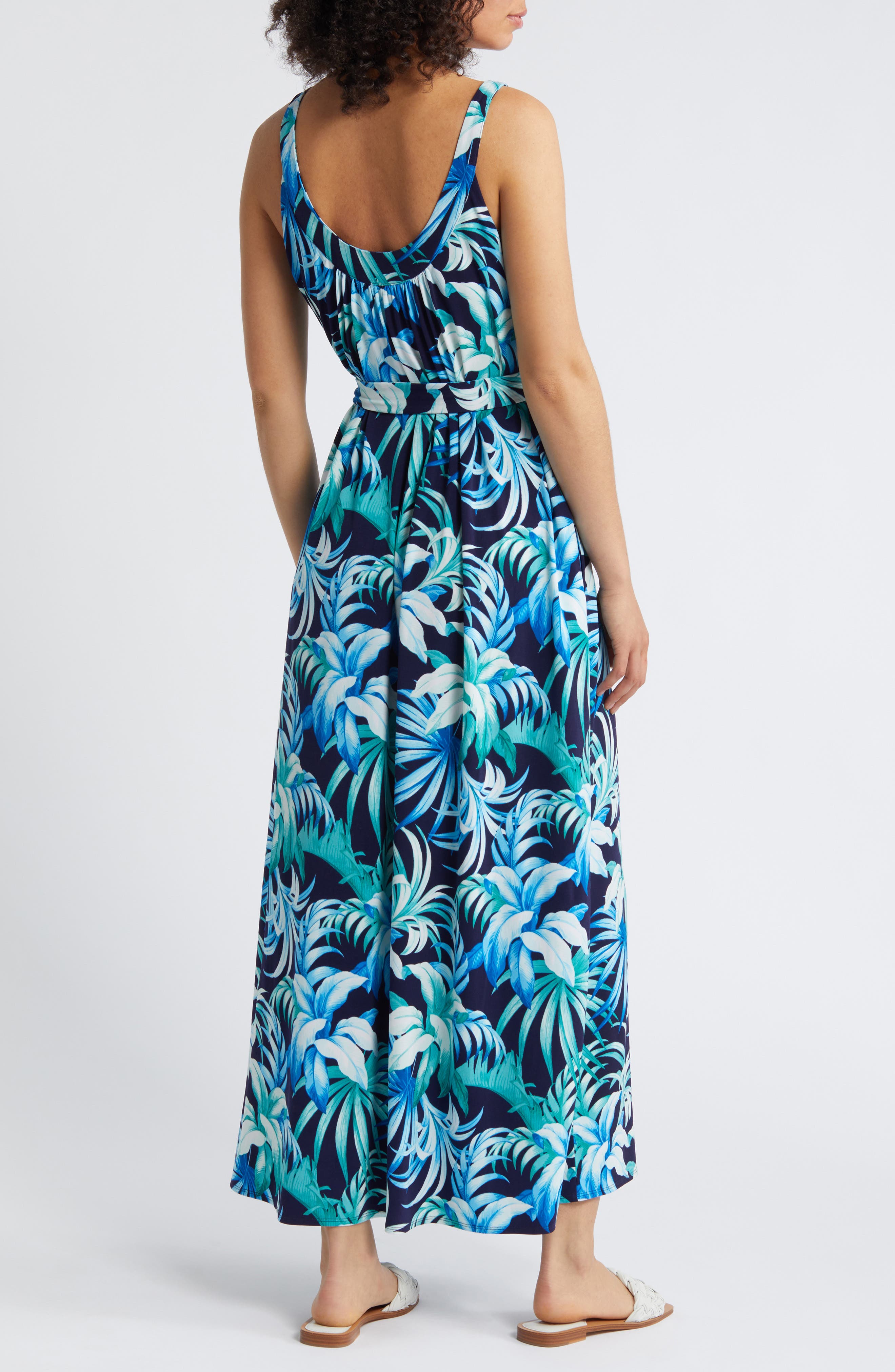 Maxi Dress Tommy Bahama Blue Dress Tommy Bahama Legendary Leaves