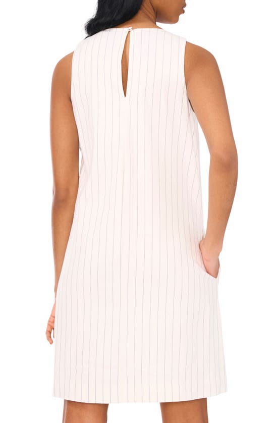 Shop Halogen Sleeveless Linen Blend A-line Dress In New Ivory