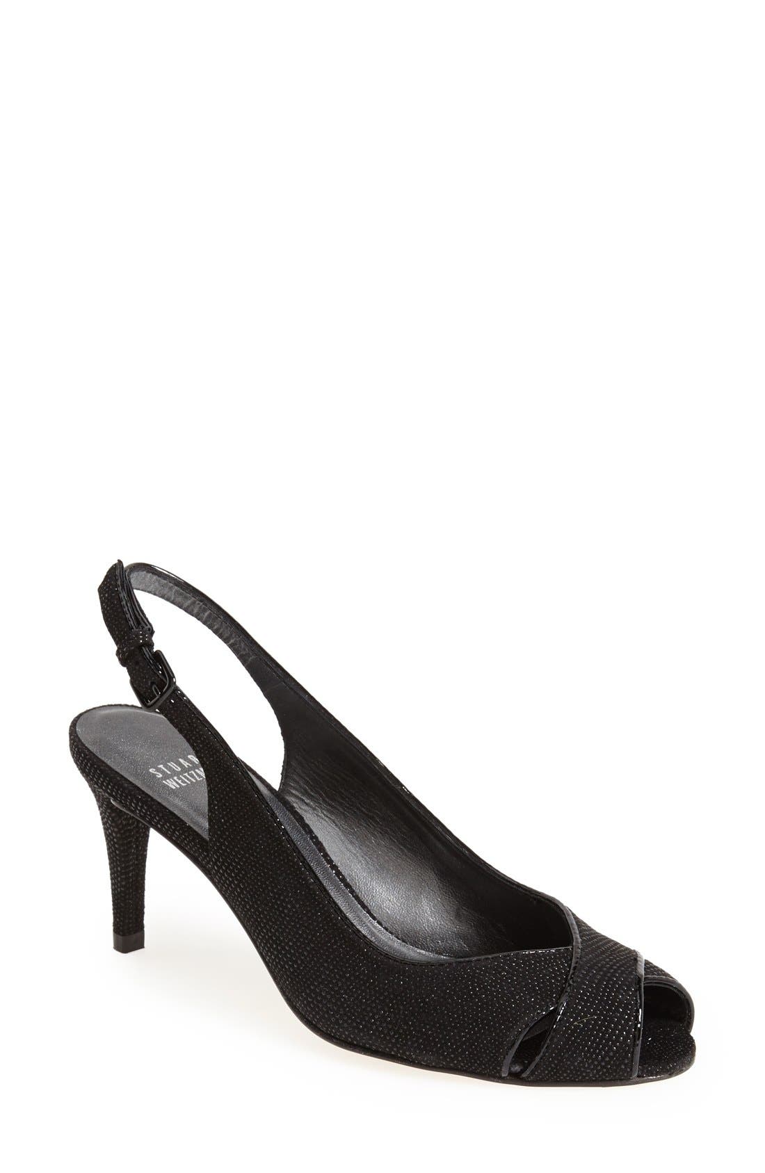 Stuart Weitzman 'Crossword' Slingback Pump (Women) Nordstrom