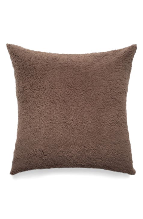 Michael Aram Faux Fur Decorative Pillow - Brown