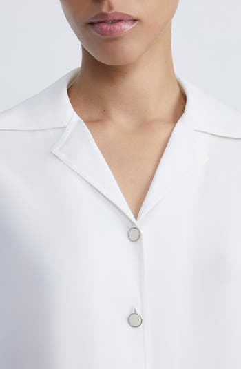 Lafayette 148 New York Silk blouse cloud XL