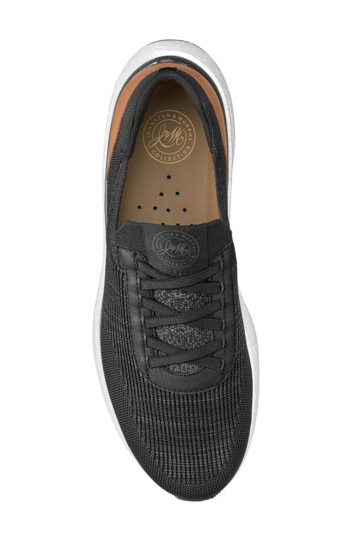 Shop Johnston & Murphy Briley Knit Sneaker In Black Knit