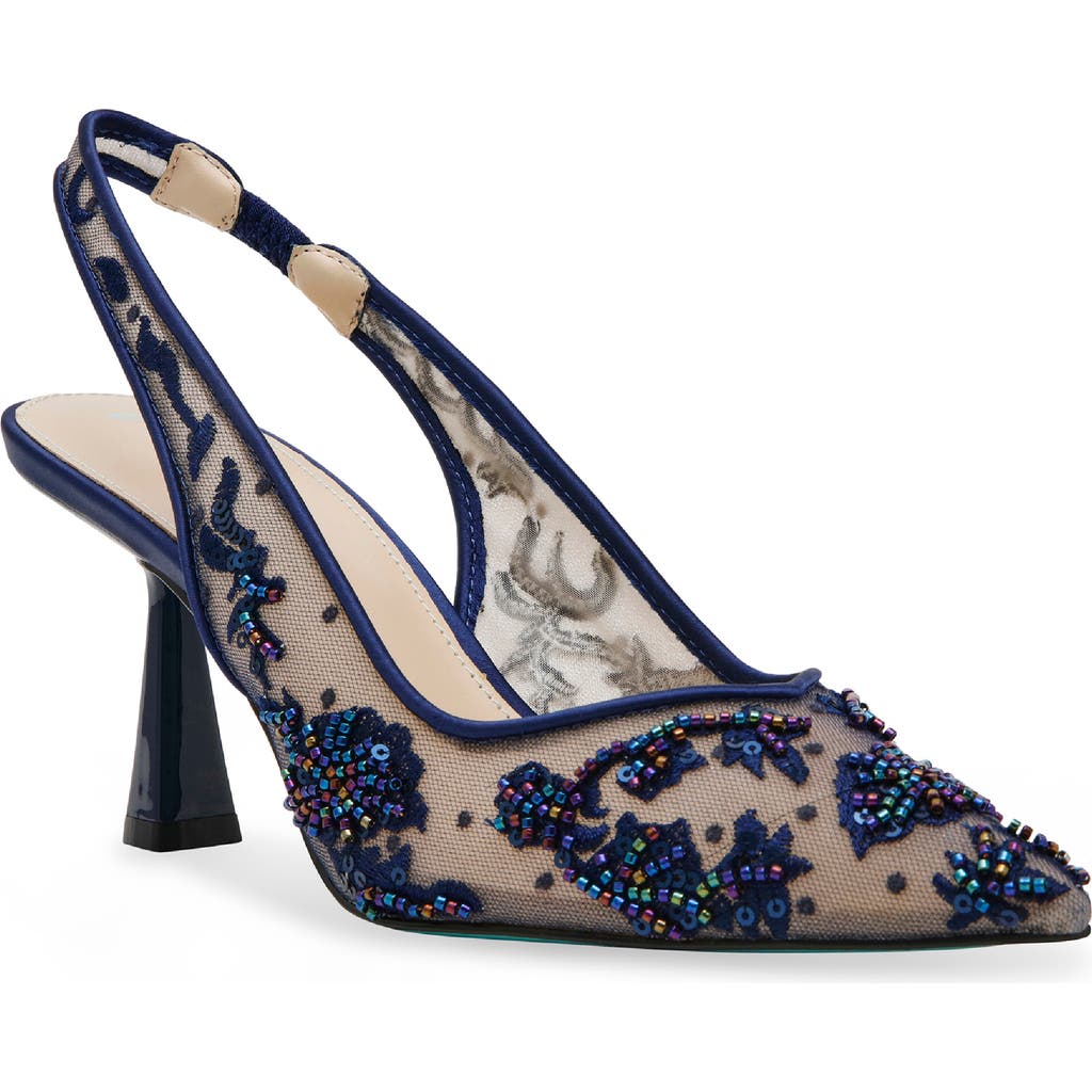 BETSEY JOHNSON BETSEY JOHNSON NIKKI POINTED TOE SLINGBACK PUMP