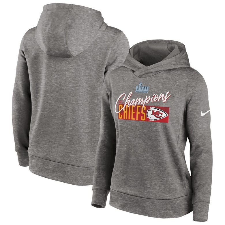 Unbranded Gray Super Bowl Champions Kc Chiefs Hooded Sweatshirt