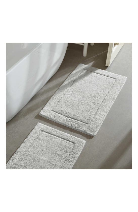 Shop Calvin Klein Essence 2-piece Tufted Bath Mat Set In Pastel Grey