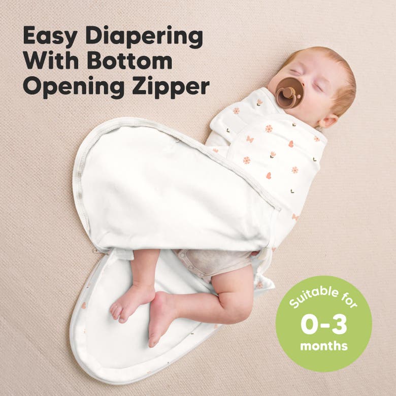 Keababies 3-pack Soothe Zippy Swaddle Wrap In Butterflies