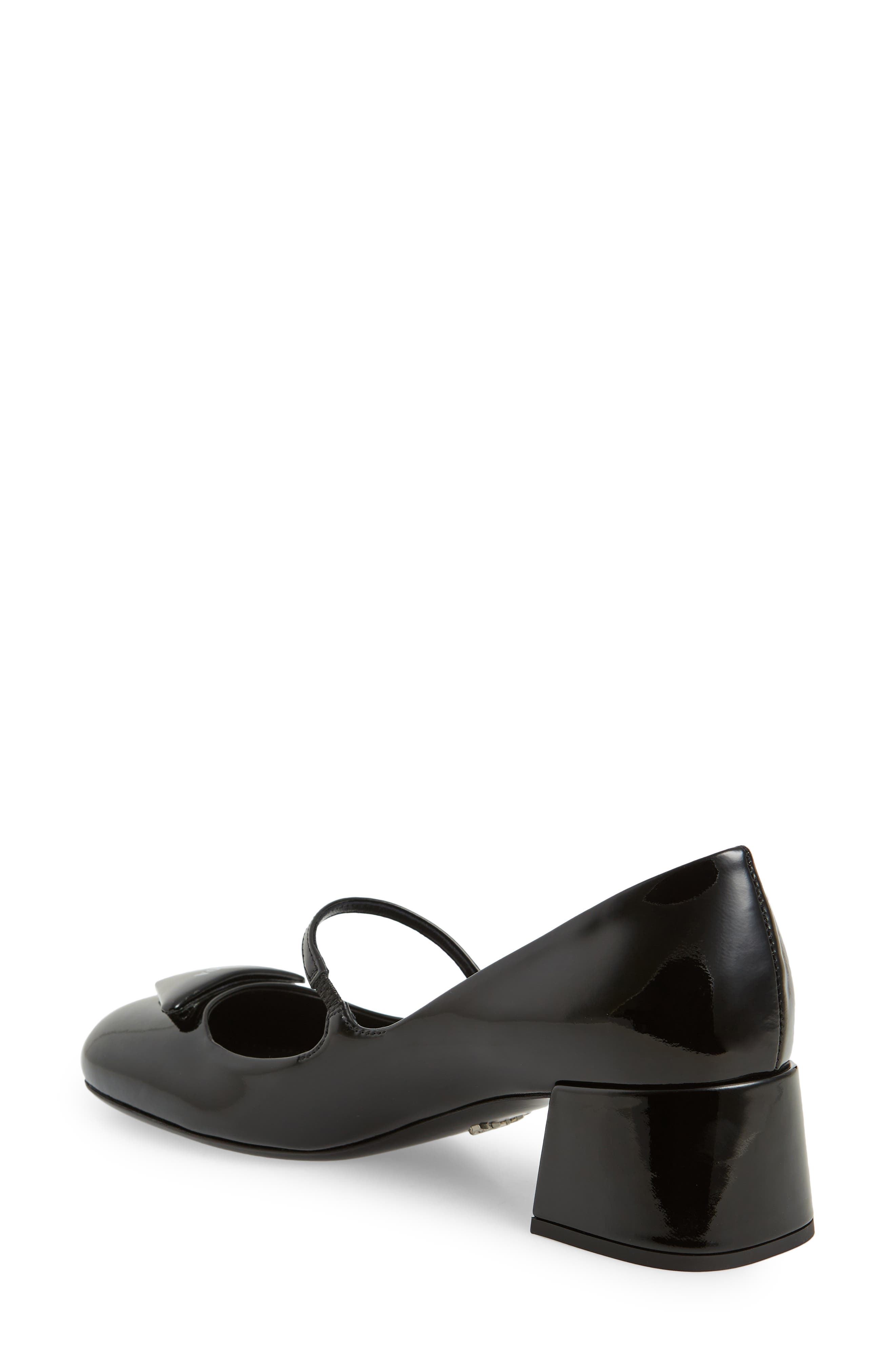 prada square toe mary jane