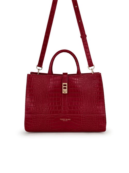 Teddy Blake Lola Croco 12" In Darkred