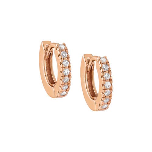 BY ADINA EDEN BY ADINA EDEN CZ MINI HUGGIE EARRING 