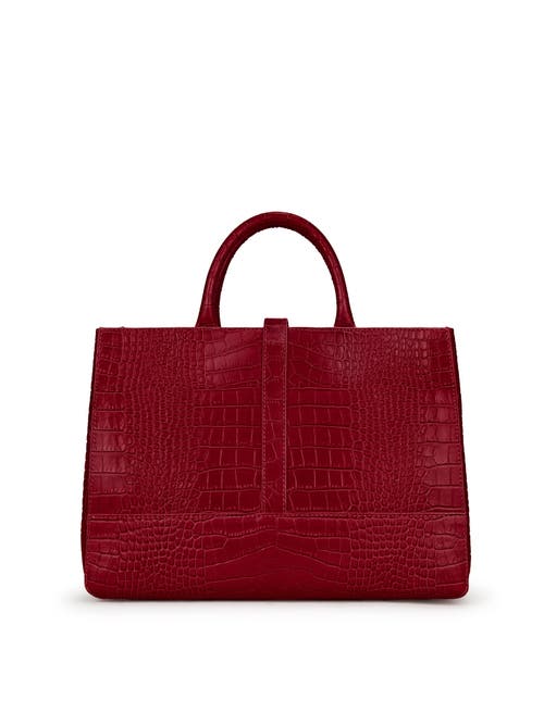 Shop Teddy Blake Lola Croco 12" In Darkred