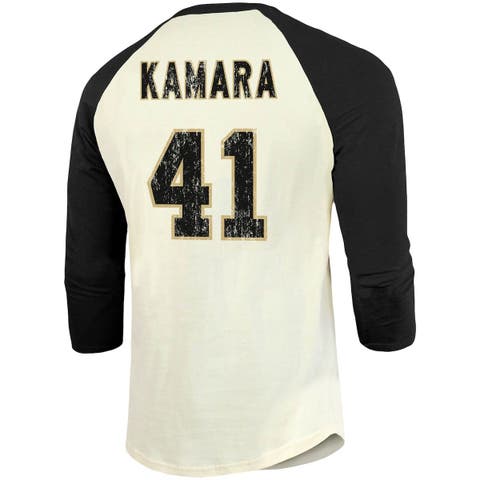 Women's Alvin Kamara Name & Number Slim Fit T-Shirt - White