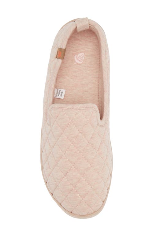 Acorn Lupine Quilted Slipper In Beige