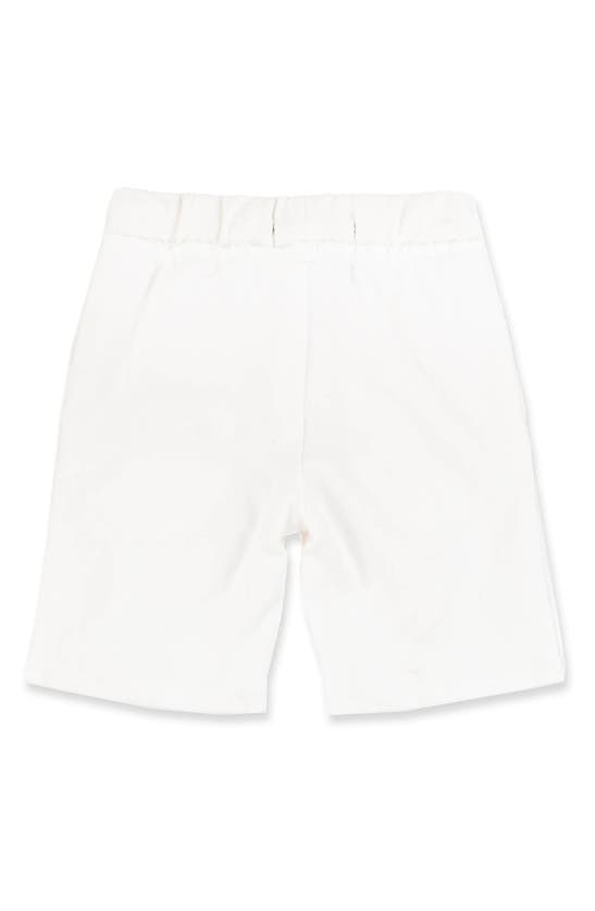 Shop Miki Miette Kids' Rusty French Terry Shorts In White