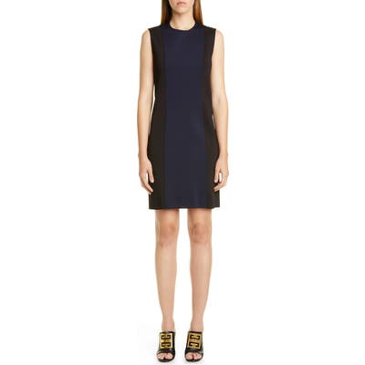 Givenchy Two-Tone Punto Milano Dress, Black