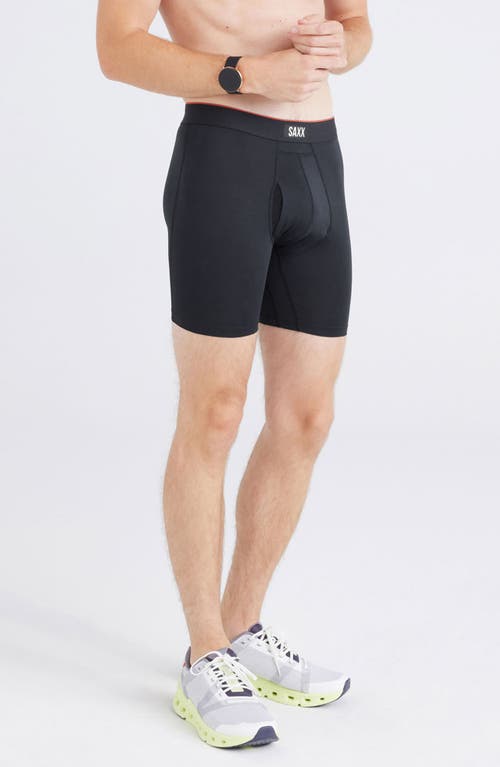 Saxx Men's Multi-sport 3-pk. Solid Mesh Boxer Briefs In Turbulence/navy/black