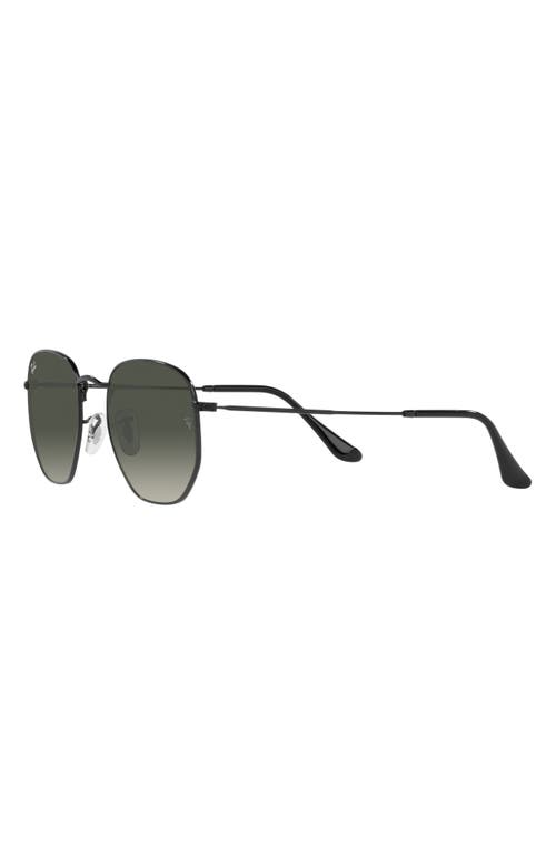 Shop Ray Ban Ray-ban 51mm Gradient Aviator Sunglasses In Black/grey Gradient