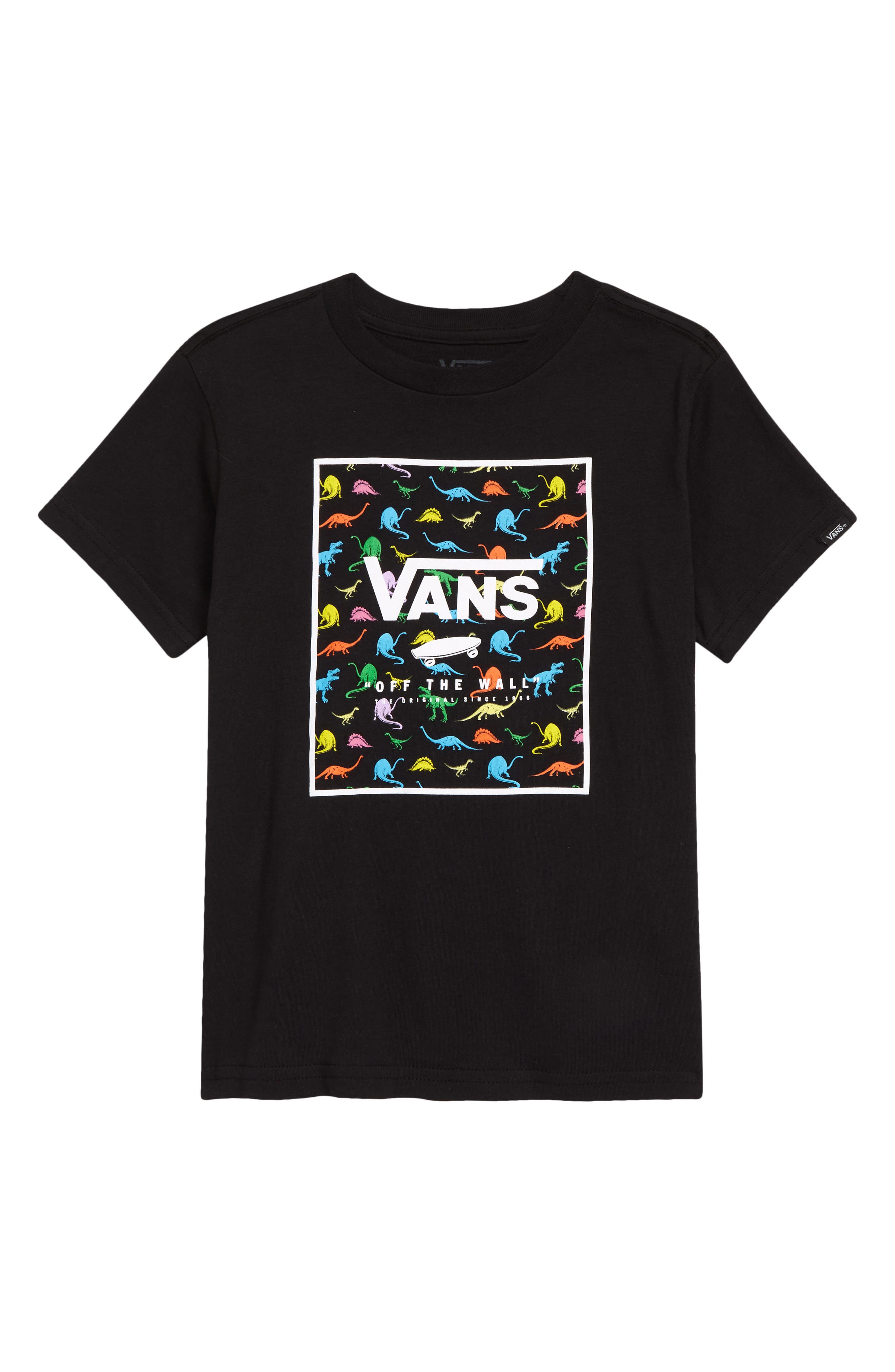 colorful checkered vans shirt