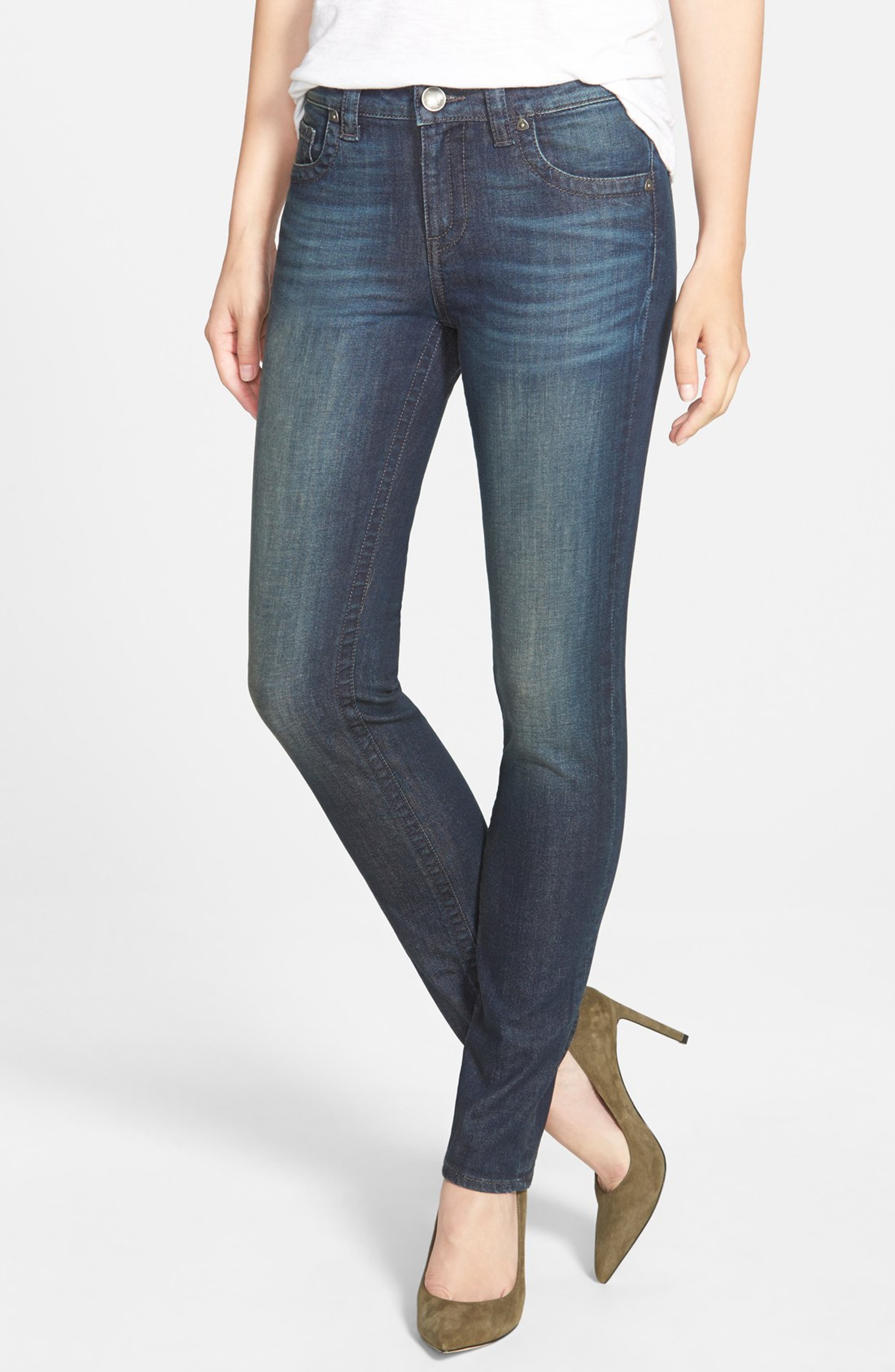 KUT from the Kloth 'Stevie' Stretch Straight Leg Jeans (Benevolent ...