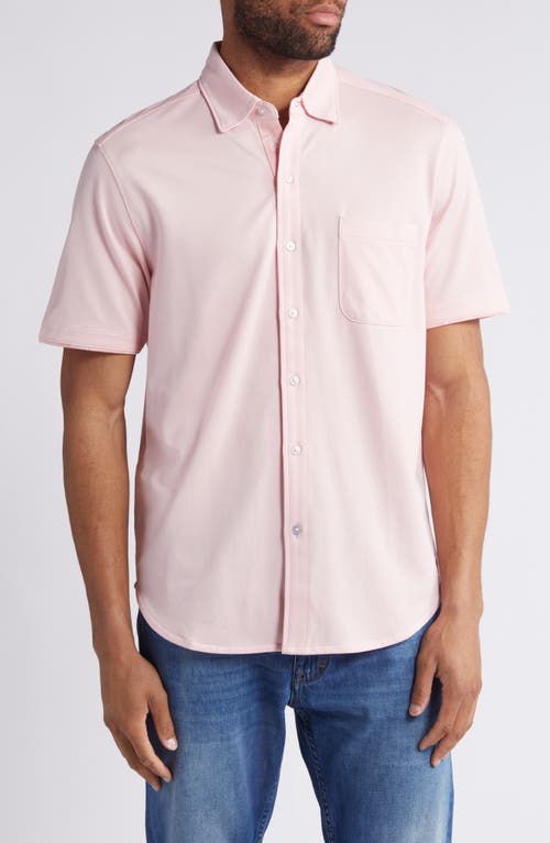 Tommy Bahama San Lucio IslandZone Short Sleeve Knit Button-Up Shirt at Nordstrom,