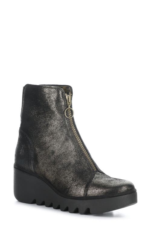 Boce Wedge Bootie in Graphite