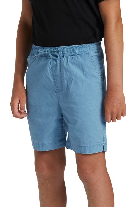 Shop Quiksilver Kids' Taxer Shorts In Blue Shadow