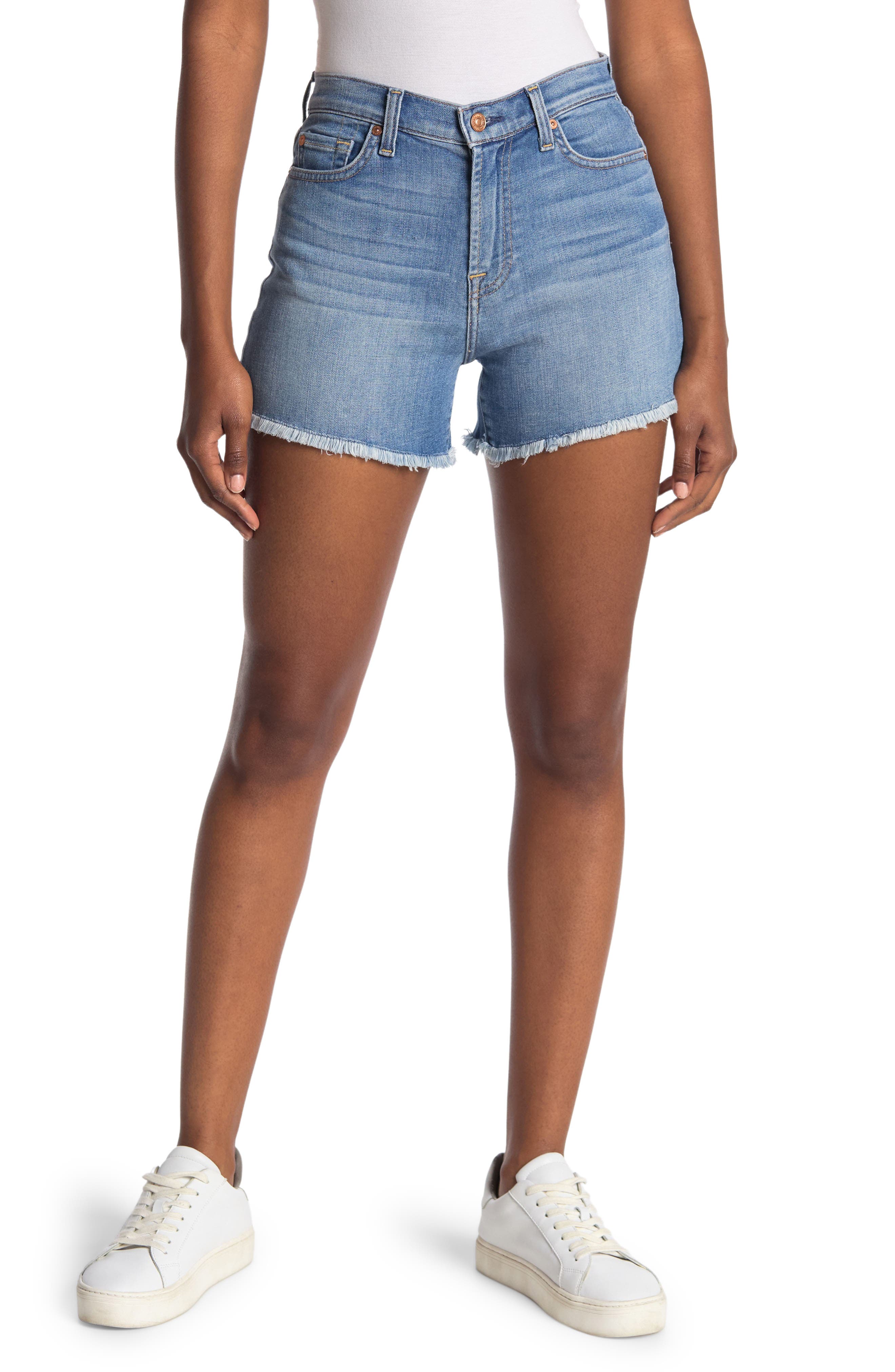 seven for all mankind shorts