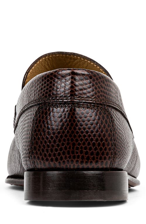 Donald Pliner Dacio Bit Loafer In Dark Brown