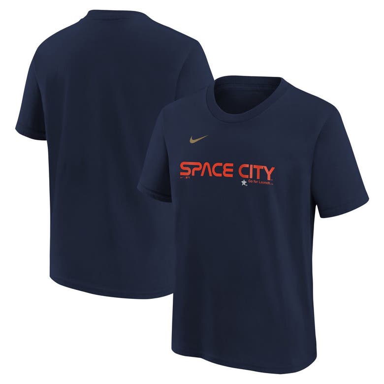 Shop Nike Youth  Navy Houston Astros City Connect Wordmark T-shirt