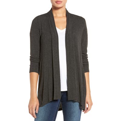 Bobeau High/low Jersey Cardigan