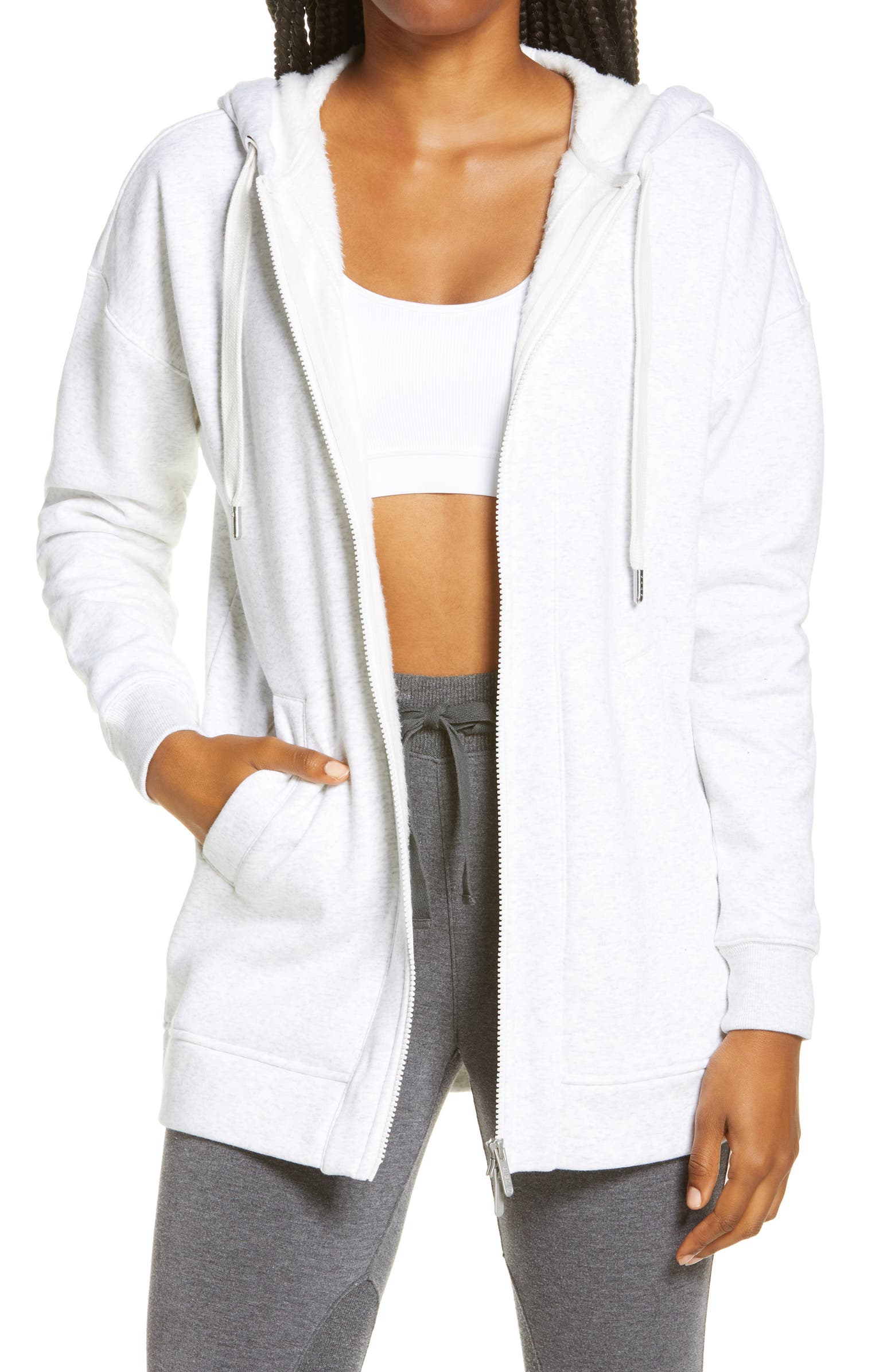 Zella fleece hoodie Clearance