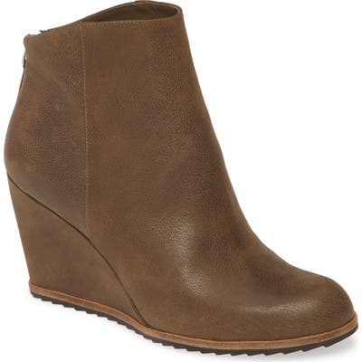 Linea Paolo Wesley Wedge Bootie- Brown
