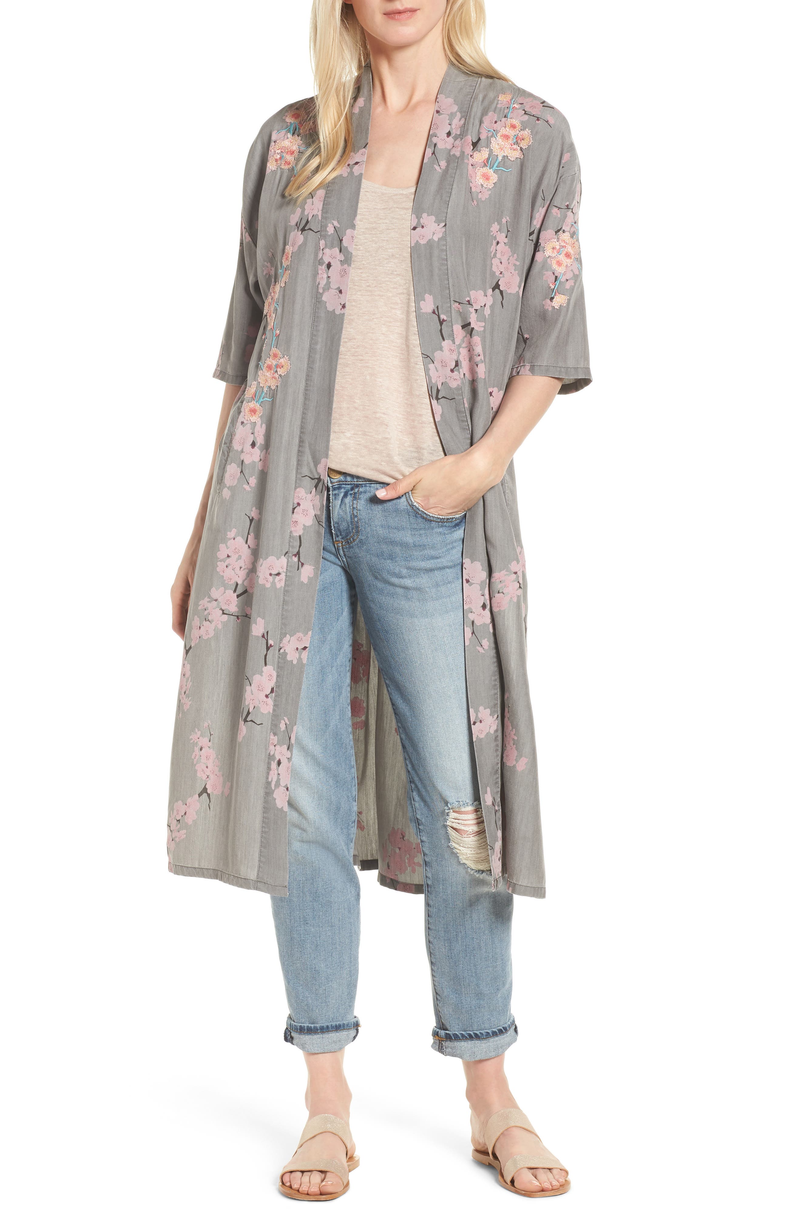 cherry blossom kimono cardigan