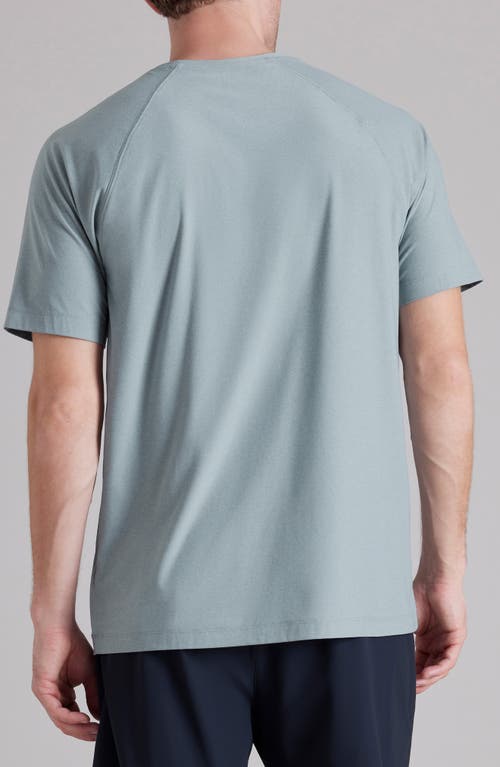 Shop Rhone Reign Performance T-shirt In Sea Green/sea Glass Blue