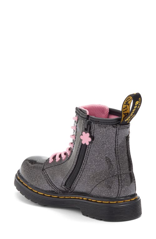 Shop Dr. Martens' Dr. Martens Kids' 1460 Floral Combat Boot In Black/multi