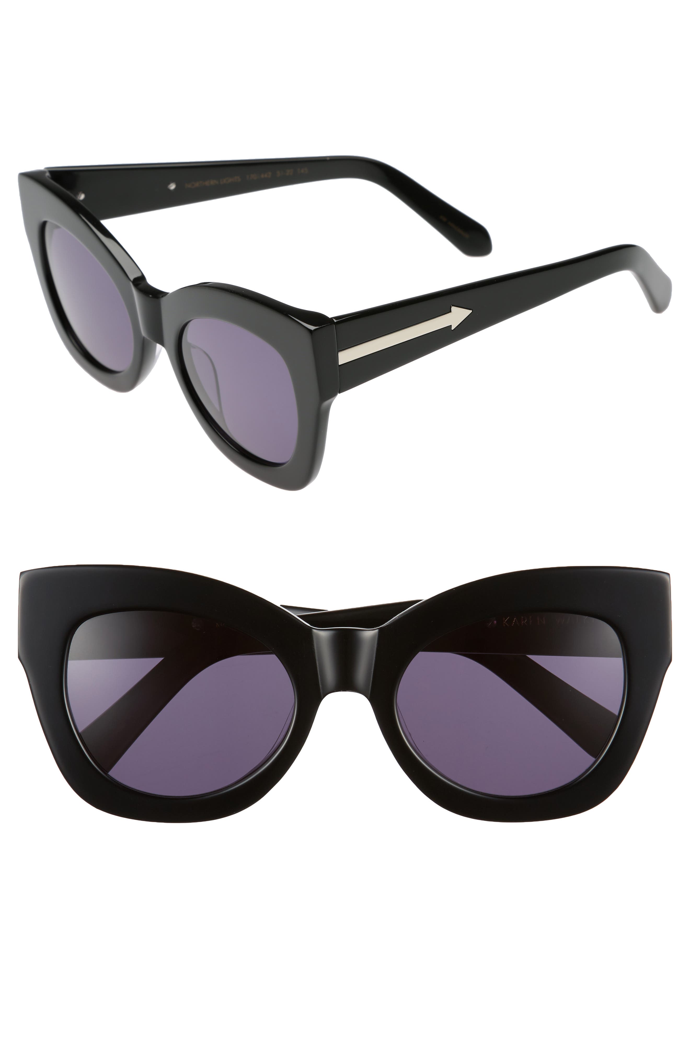 Karen Walker Northern Lights V2 51mm Cat Eye Sunglasses Nordstrom   B5bef976 38a5 42c9 8366 03525593513f 