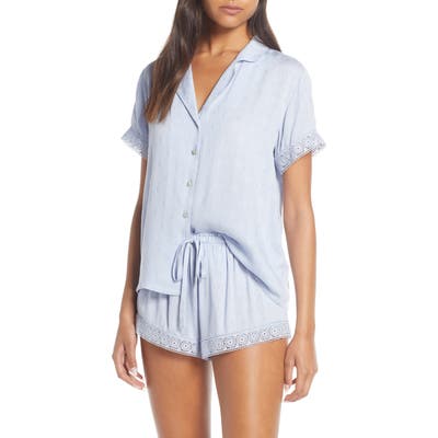 Flora Nikrooz Laurel Short Pajamas, Blue
