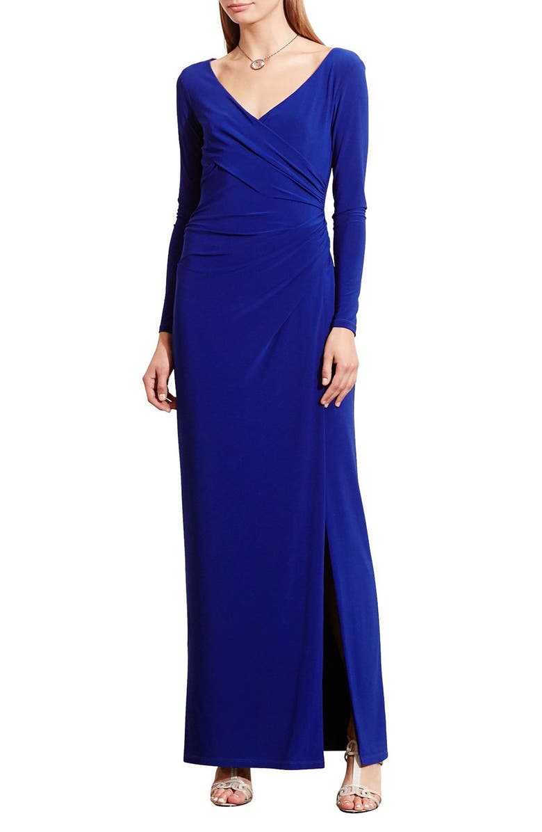 Lauren Ralph Lauren Jersey Gown (Regular & Petite) | Nordstrom