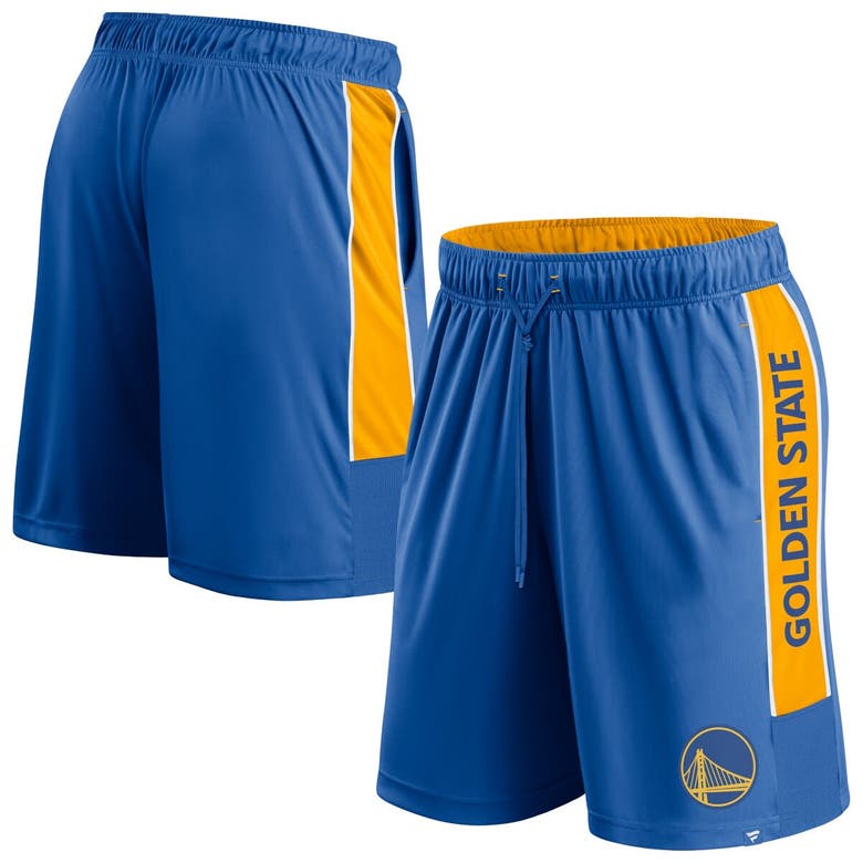Shop Fanatics Branded Royal Golden State Warriors Game Winner Defender Shorts