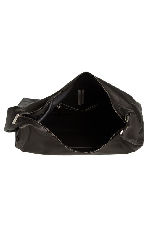 RICK OWENS RICK OWENS CERBERUS LEATHER HOBO BAG