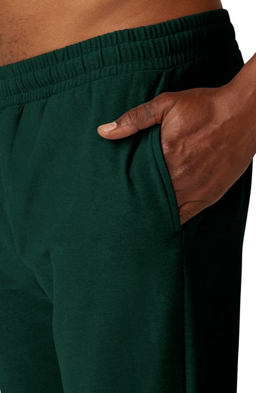 Shop Beyond Yoga Take It Easy Athletic Pants In Dark Spruce Green Heather