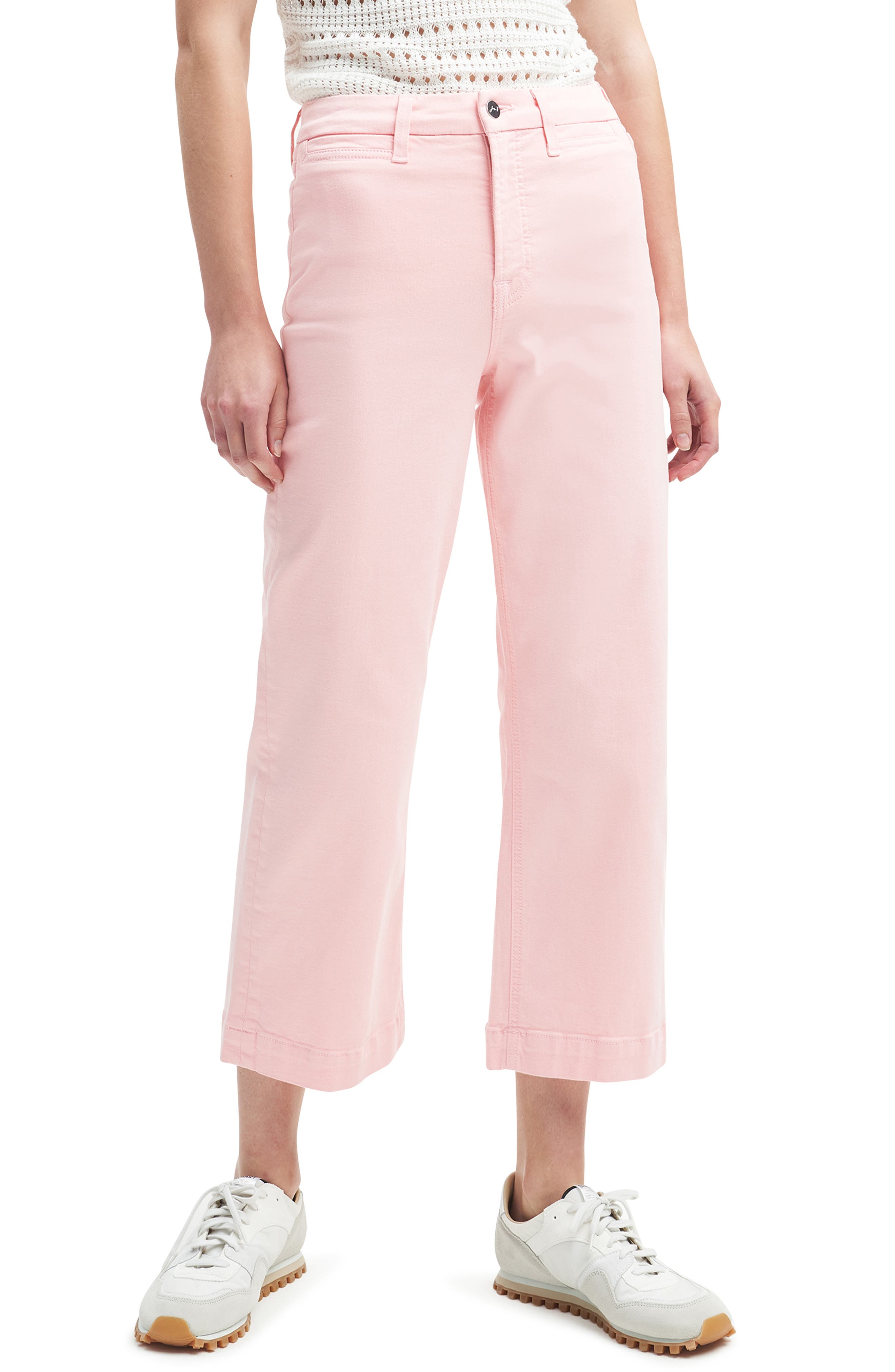 Women's Pink Cropped Jeans | Nordstrom