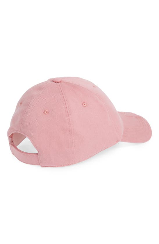 Shop Givenchy Debossed Logo Adjustable Baseball Cap In Flamingo