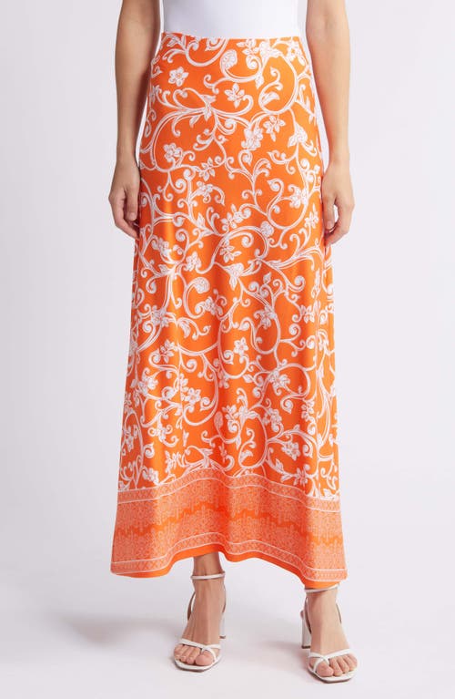 Vince Camuto Floral Print Maxi Skirt at Nordstrom,