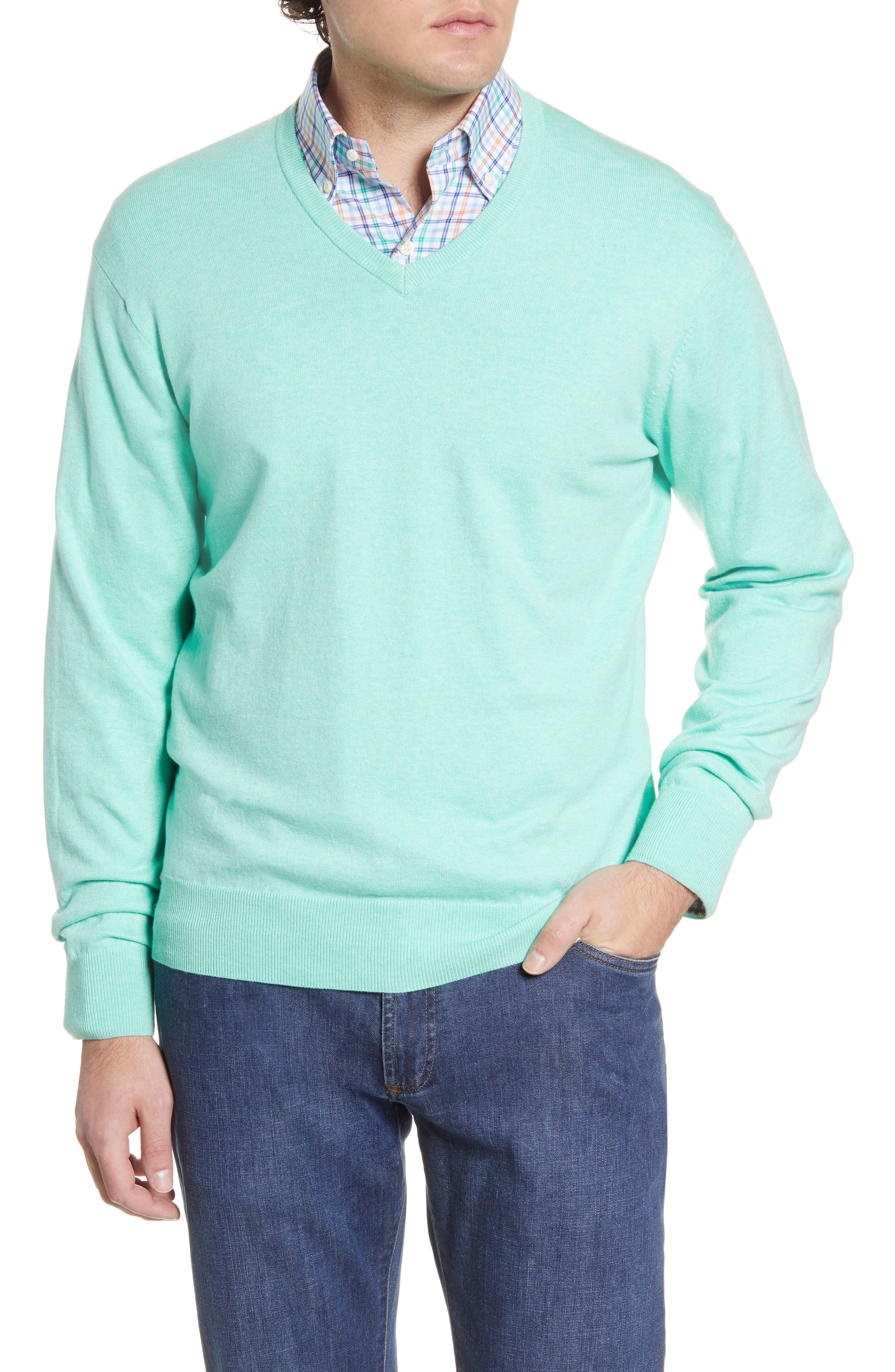 peter millar v neck sweater