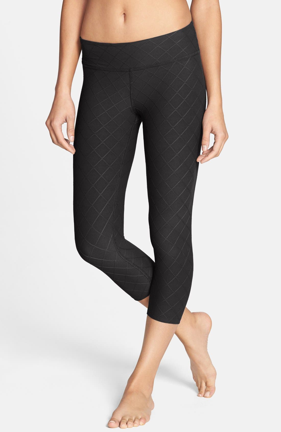 Beyond Yoga 'Essential' Quilted Capri Leggings Nordstrom