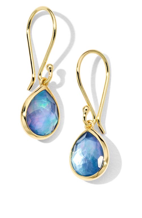 Rock Candy Teeny Teardrop Earrings in Gold