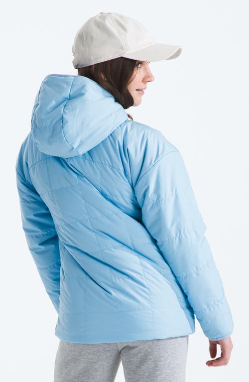 Shop The North Face Kids' Shasta Water Repellent Reversible Hooded Jacket In Cornflower